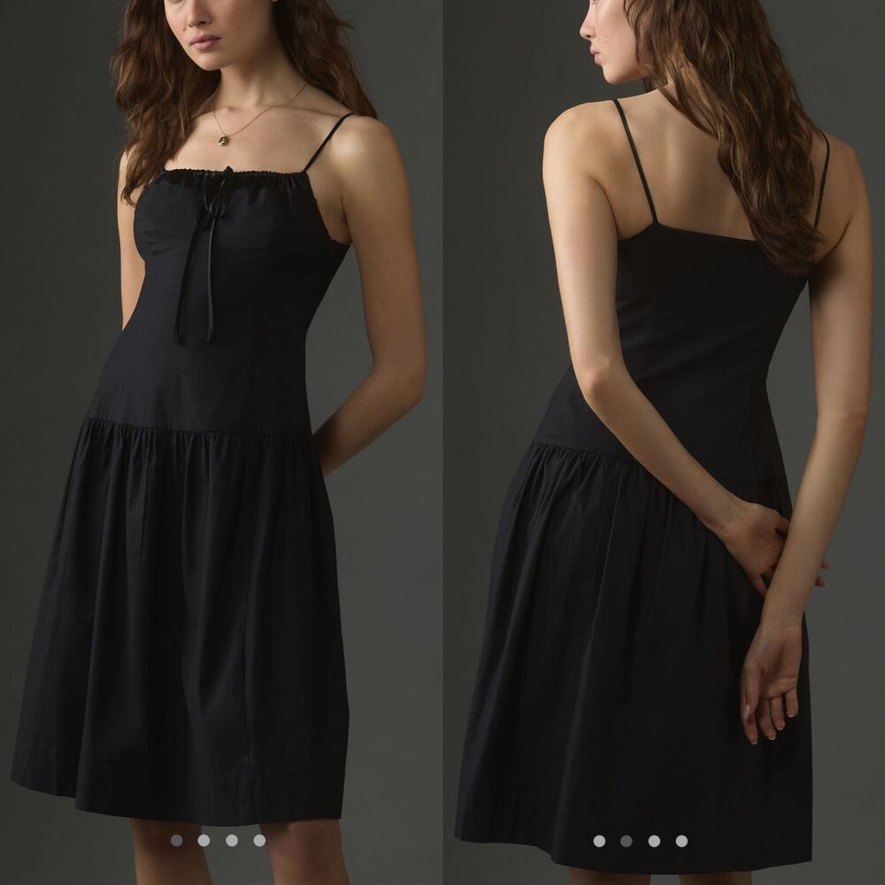 Reformation Analise Mini Dress Sz 4 Square Neck NWT